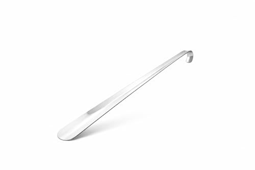 TelMo Schuhanzieher aus Metall, sehr stabile Ausführung, ca. 51cm lang