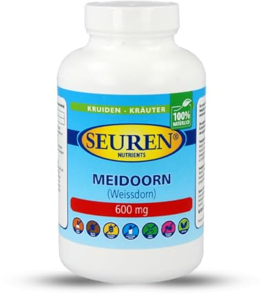 Seuren Nutrients Weissdorn/Weißdorn 600 mg 200 Kapseln