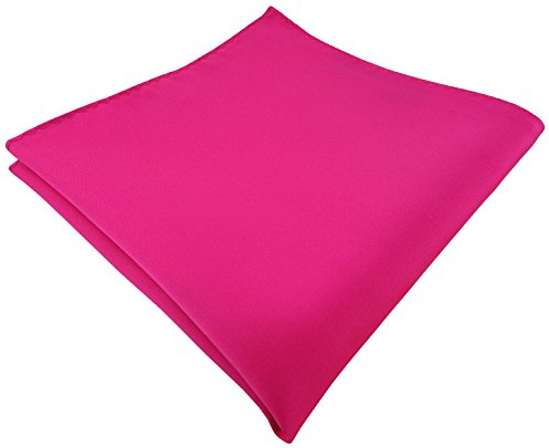 TigerTie Designer Einstecktuch in pink rosa einfarbig uni