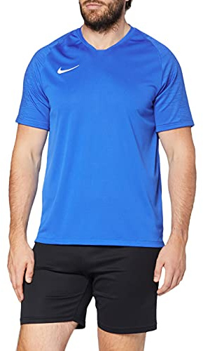 NIKE Men's M Nk Dry Strke Jsy T shirt, Royal Blue/Obsidian/(White), M UK