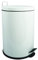 MSV 100024 Abfalleimer, Metall, 20 l, Weiß