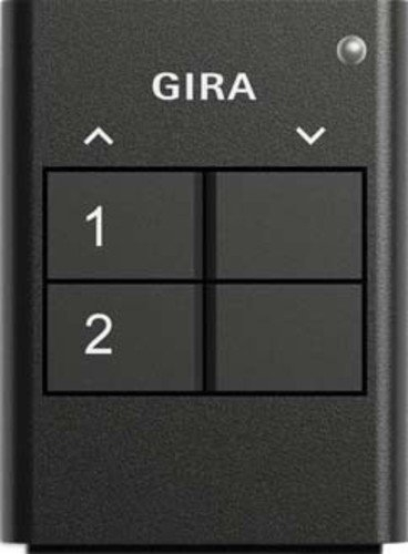 Gira 535210 Funk Handsender 2-Fach Gira eNet, anthrazit