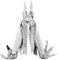 Utensile multifunzione Leatherman SURGE LTG 830165 in acciaio inossidabile con pinze, attrezzo di piegatura, tagliafili, forbici, sega, lima, cacciavite, righello, lama spelatrice e fondina