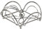 Spectrum Diversified Blume Serviettenhalter, Legierter Stahl, Chrom, Weighted