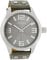 Oozoo C1057 Damenuhr, Lederarmband, Grau, Band