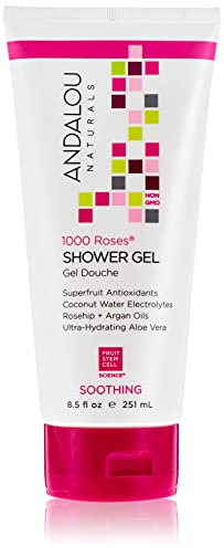 Andalou Naturals 1000 Roses Soothing Shower Gel, 8.5 Ounce