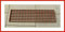 Gitterrost Laufrost Rot ca. 25 cm breit in 42 bis 120 cm Länge (80 cm)