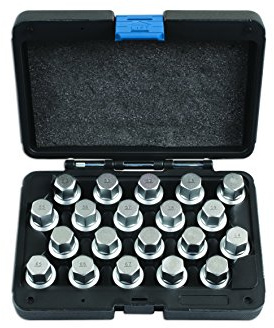 Laser 6662 Locking Wheel Nut Key Set 20pc - for VAG, Porsche