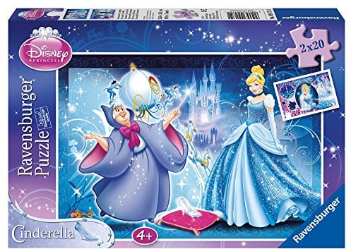 Ravensburger 09175 - Bezaubernde Cinderella-Puzzle, 2 x 20 Teile