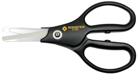 Bernstein Werkzeug GmbH Keramik-Schere mit glasfaserverstärkten Kunststoffgriffen, 125 mm, 5-353