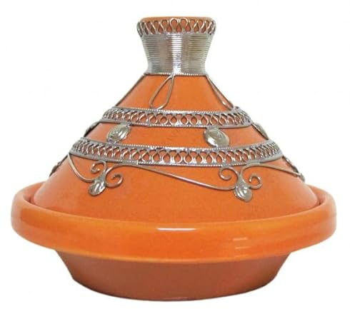 Marokkanische Tajine Dips Schale Ø 13 cm Orange