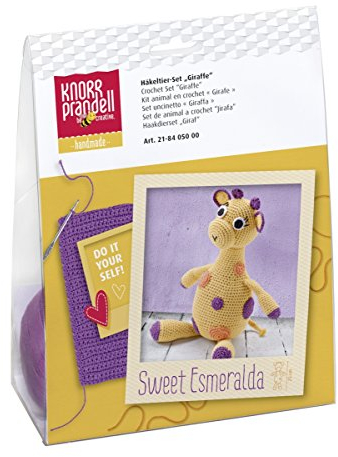 KNORR Prandell 218405000 Häkeltier Set-Giraffe zum Selberhäkeln