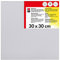 Marabu 1620000000300 - Malkarton weiß, ca. 30 x 30 cm, Kartonstärke ca. 0,4 cm, mit 280 g/qm Baumwolle kaschiert, 3 fach grundiert, leicht saugend, für Acryl-, Öl-, Gouache- und Temperafarben