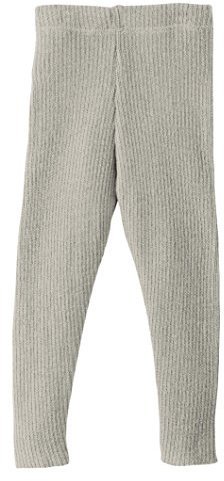 Disana 33209XX - Strick-Leggings Wolle, grau, 110/116