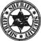 Sheriff Star Grunge Stamp Hochwertigen Auto-Autoaufkleber 12 x 12 cm