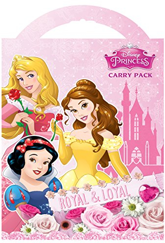Disney Princess Carry Pack Stickers Colouring Childrens Activity Stocking Filler Gift