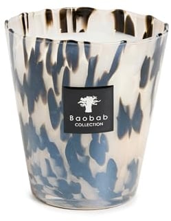 Baobab MAX16PB Pearls Black Kerze, Kerzenwachs, 16 x 10 x 16 cm