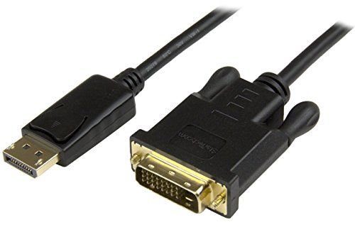 StarTech.com Cable 91cm Adaptador de Vídeo DisplayPort a DVI - Conversor - Mini DP Macho - DVI-D Macho - Hasta 1920x1200 - Pasivo - Negro