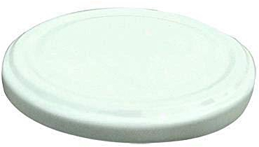 IB Lot de 100 couvercles de haute qualité pour bocaux en verre, Ø 63 mm - Blanc