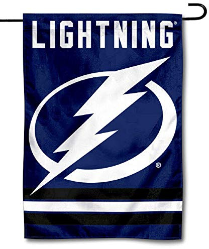 SGODDE Tampa Bay Lightning doppelseitig Garten Flagge