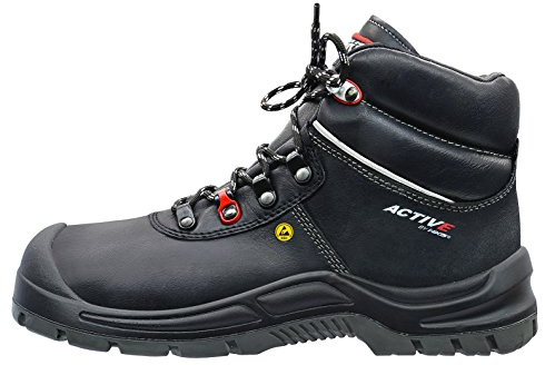 HKS Active 500 - S3 ESD SRC - Sicherheitshalbstiefel 39 Schwarz