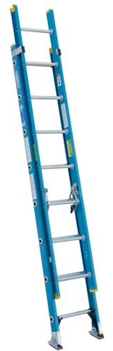 Werner Extension Ladder,Fiberglass,16 ft,I (D6016-2)