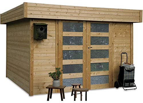 SOLID SUPERIA Abri de Jardin Odense Bois 299 x 299 x 232 cm S8323