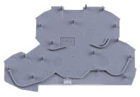 Abschluss-u.Zwischenplatte 0,8mm dick 2002-2291,Elektroinstallation,WAGO Kontakttechnik,2002-2291,4044918691161
