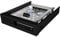 'Icy Box 2217ASTS Removable Tray Caddy For 2.5 Inch HDD/SSD Caddy Adapter for 1x 3.5 Bay, SATA III, Lockable Vibration Protective Strapless (Black)