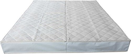 BetterSleepWell Frottee Wasserbettbezug Auflage Bezug Baumwolle für Wasserbett Rundumbezug 200 x 200 cm