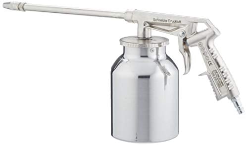 SCHNEIDER SPP-SM Sprühpistole mit 1,0 L Saugbecher, einstellbarem Sprühbild, zum Entfetten, Einölen und Desinfizieren, inklusive Bedienungsanleitung