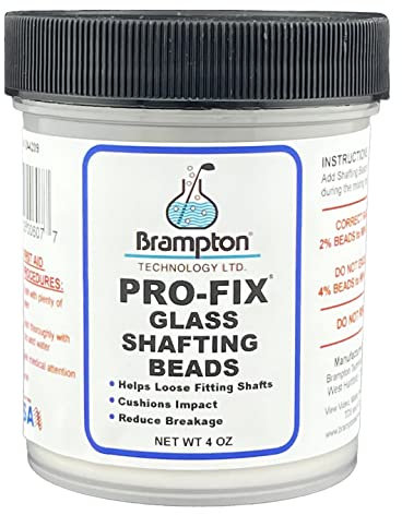 Brampton PRO-FIX Glass Shafting Beads - Golf Club Shaft Installation Stabilizer - Increase Bond Strength