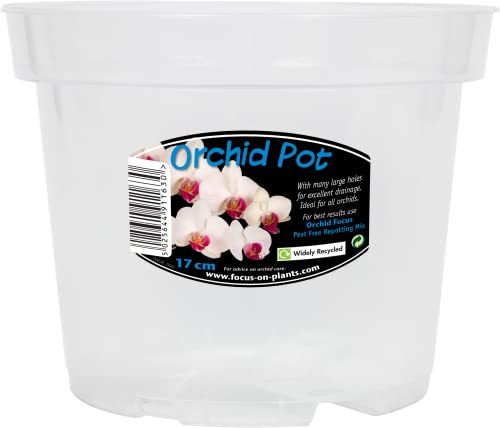 Growth Technology Pot à orchidée Transparent 17 cm