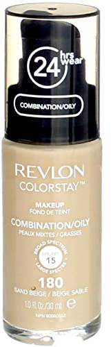 Revlon Colorstay Make Up - combination/Oily Skin 180 Sand Beige (2-Pack)