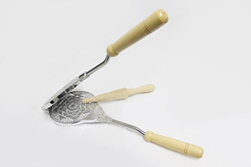 Calder 2137 Stampo Pizzelle, Alluminio, Argento