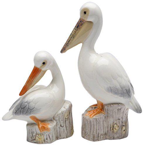 StealStreet ss-cg-20737 4,75 Pintado de Blanco Pelican par salero y pimentero Set