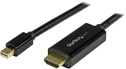 StarTech.com Cable Conversor Mini DisplayPort a HDMI de 1m - Color Negro - Ultra HD 4K