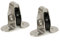 wellenshop 2X Umlenkrolle Seilrolle Stehblock für Seil Ø 4mm Edelstahl Kunststoff Nylon Mini-Block