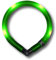 LEUCHTIE® Leuchthalsband Mini für Hunde, wasserdichtes LED Halsband, enorm hell, 50h Leuchtdauer, für kleine Hunde neongrün Größe 30