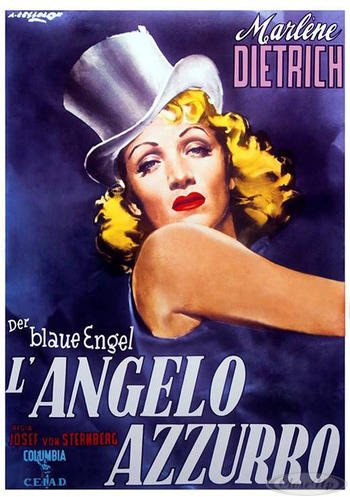 Der Engel blau – Marlene Dietrich – 70 x 100 cm zeigt/Poster