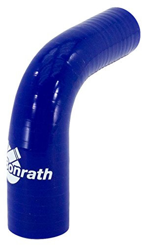 Bonrath Durite Silicone réducteur coudé 90 degré - Longueur: 50mm - Ø16>13mm