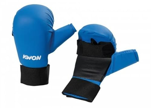 Karate Handschützer mit Daumenschlaufe CE, in 2 Farben (blau, M)