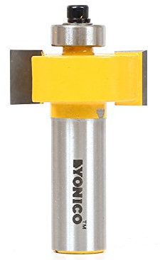 Yonico 14187 - Slot Cutter Router Bit, Cutting Height: 1/2, Cutting Depth: 3/8 - 1/2 Shank