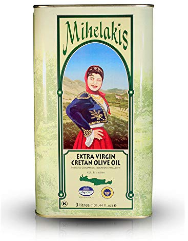 Extra Natives Olivenöl von der Familie Mihelakis aus Chania Kreta in Griechenland 3 Liter Kanister Oliven Öl mild