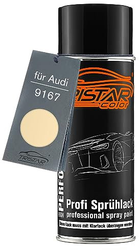 TRISTARcolor Autolack Spraydose für Audi 9167 Dubai Taxi Corp. Beige Basislack Sprühdose 400ml