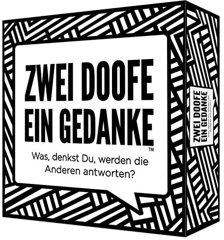 Zwei Doofe EIN Gedanke - das Kartenspiel für Erwachsene