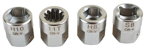 Laser 6763 Brake Caliper Socket Set 4pc