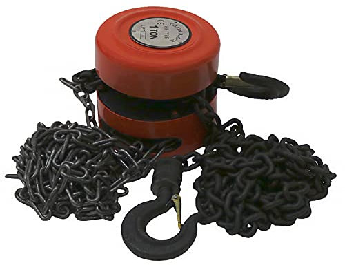 Oypla 1 Ton Chain Lifting Block & Tackle Hoist Heavy Duty Load