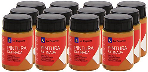 La Pajarita 168922 Pintura para Decoración y DIY, Satinada, 1, Rojo (Teja)