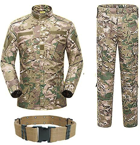 H World EU Costume tactique militaire pour homme avec ceinture